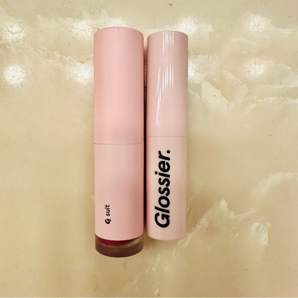 New Glossier Cranberry Ultra Lip & G Suit Set of 2 - Limited Edition